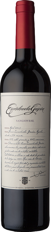 Escorihuela Gascon Reserve Sangiovese 2022 Červené 12.7% 0.75 l