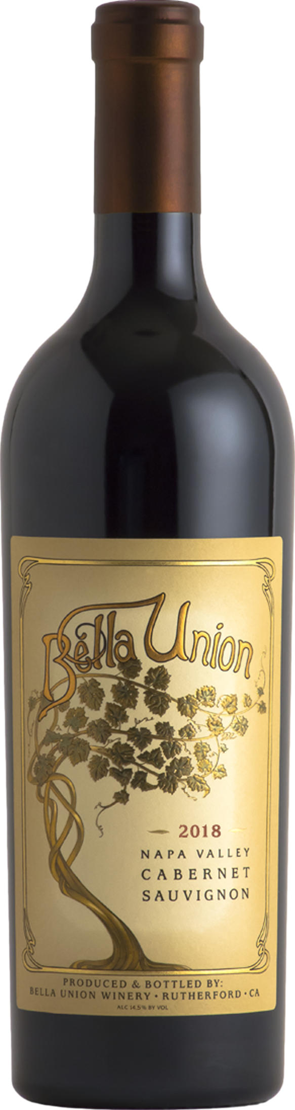 Bella Union Cabernet Sauvignon 2018 Červené 14.5% 0.75 l (holá láhev)