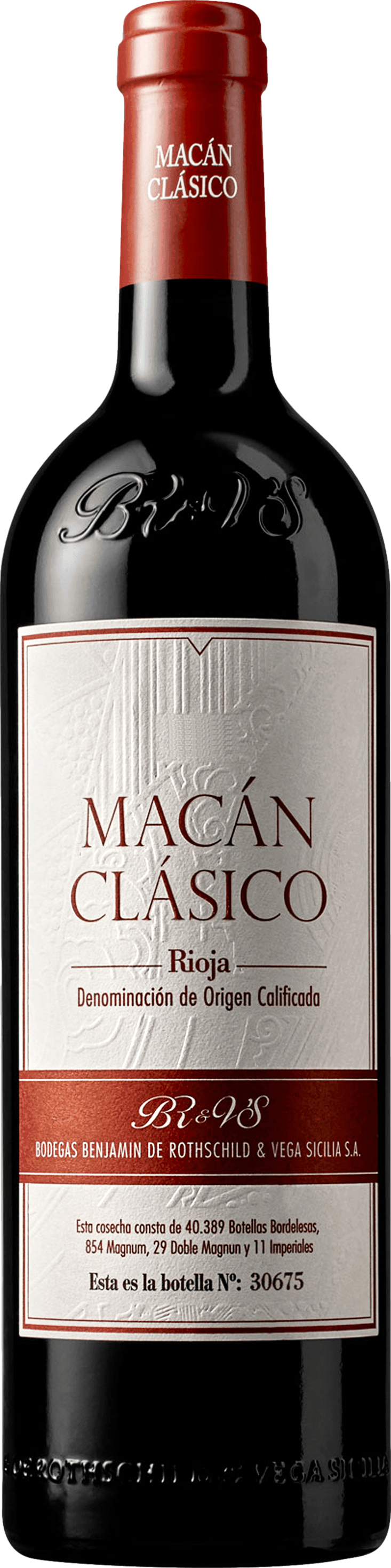 Benjamin de Rothschild - Vega Sicilia Macan Clasico 2018 Červené 14.0% 0.75 l