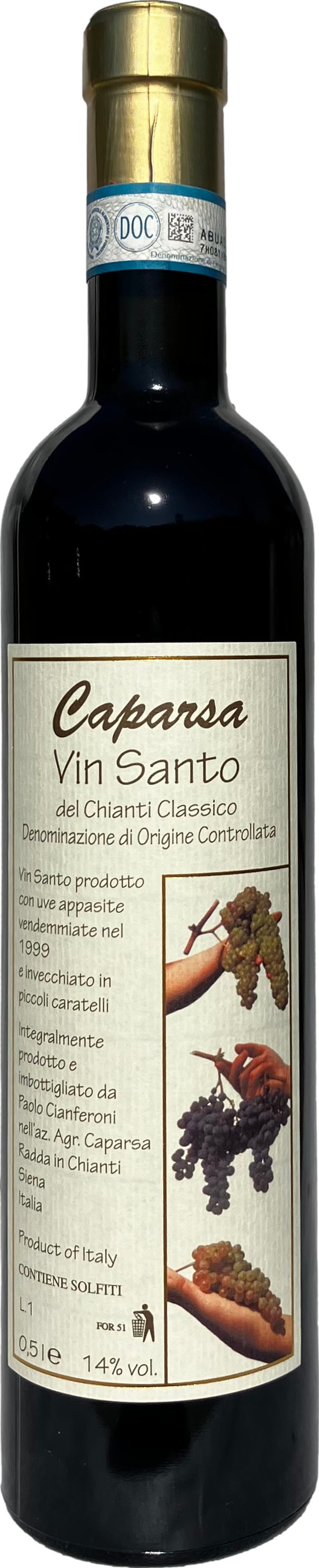 Caparsa Vin Santo Chianti Classico 1999 Bílé 15.0% 0.5 l (holá láhev)