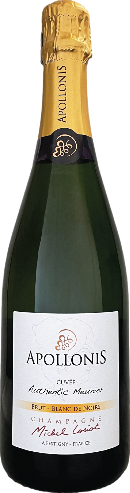 Champagne Apollonis Michel Loriot Authentic Meunier Blanc de Noirs Šumivé 12.4% 0.75 l