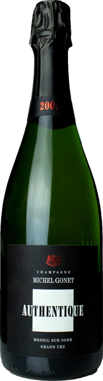 Champagne Michel Gonet Authentique Blanc de Blancs Grand Cru 2005 Šumivé 12.5% 0.75 l (holá láhev)