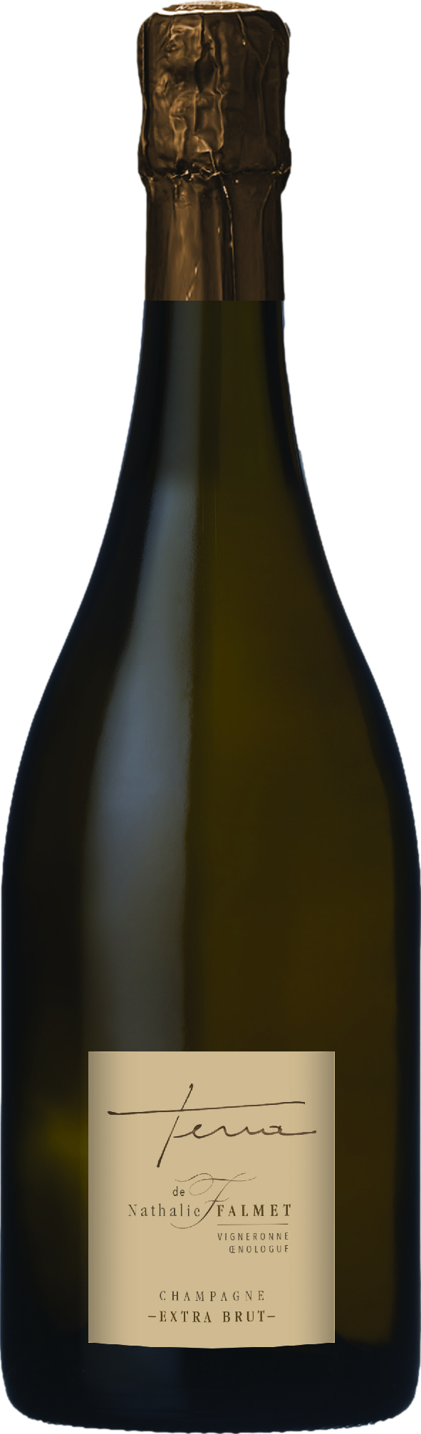 Champagne Nathalie Falmet Terra Extra Brut Šumivé 12.0% 0.75 l