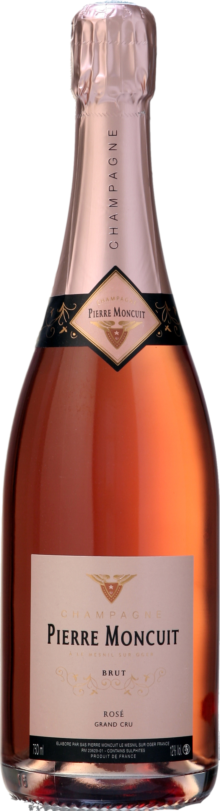 Champagne Pierre Moncuit Grand Cru Brut Rose Šumivé 12.0% 0.75 l
