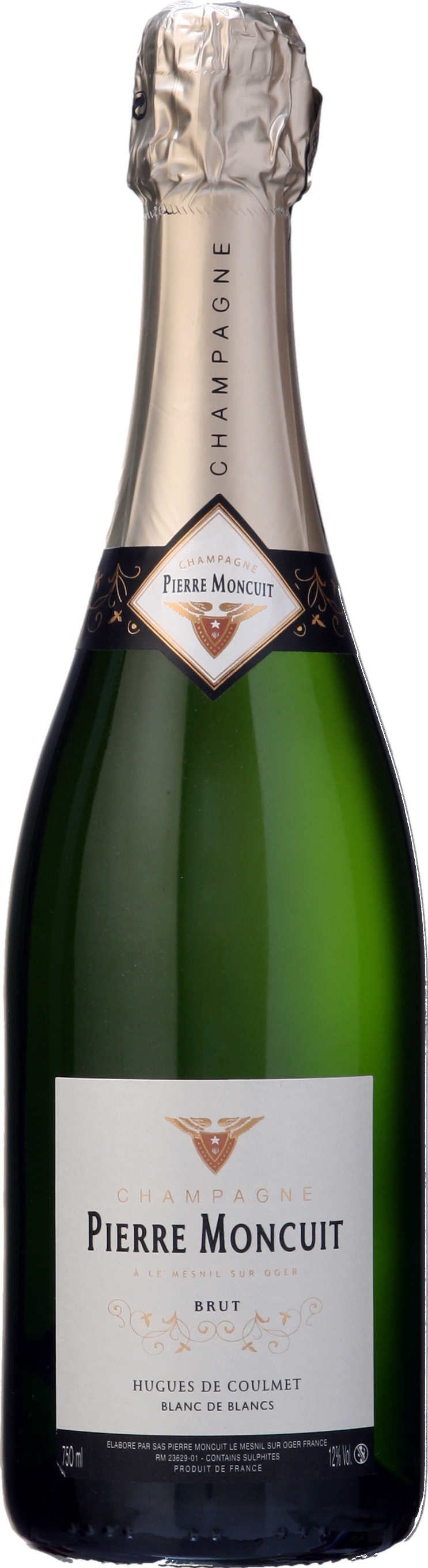 Champagne Pierre Moncuit Hugues de Coulmet Blanc de Blancs Šumivé 12.0% 0.75 l