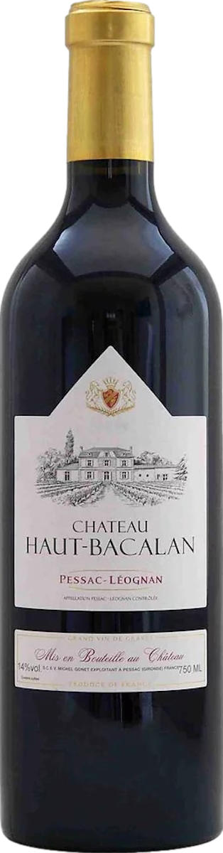 Chateau Haut-Bacalan Pessac-Leognan 2015 Červené 13.0% 0.75 l (holá láhev)