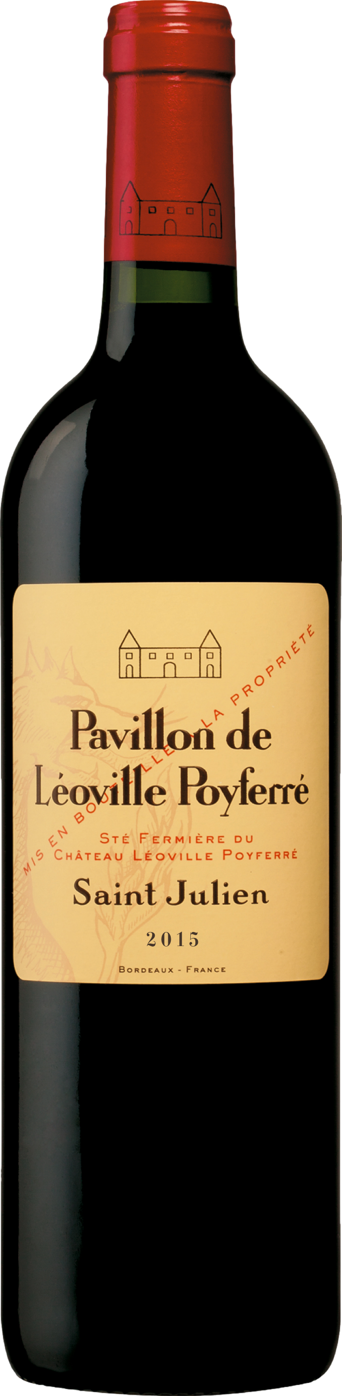Chateau Leoville Poyferre Pavillon de Poyferre 2015 Červené 13.5% 0.75 l
