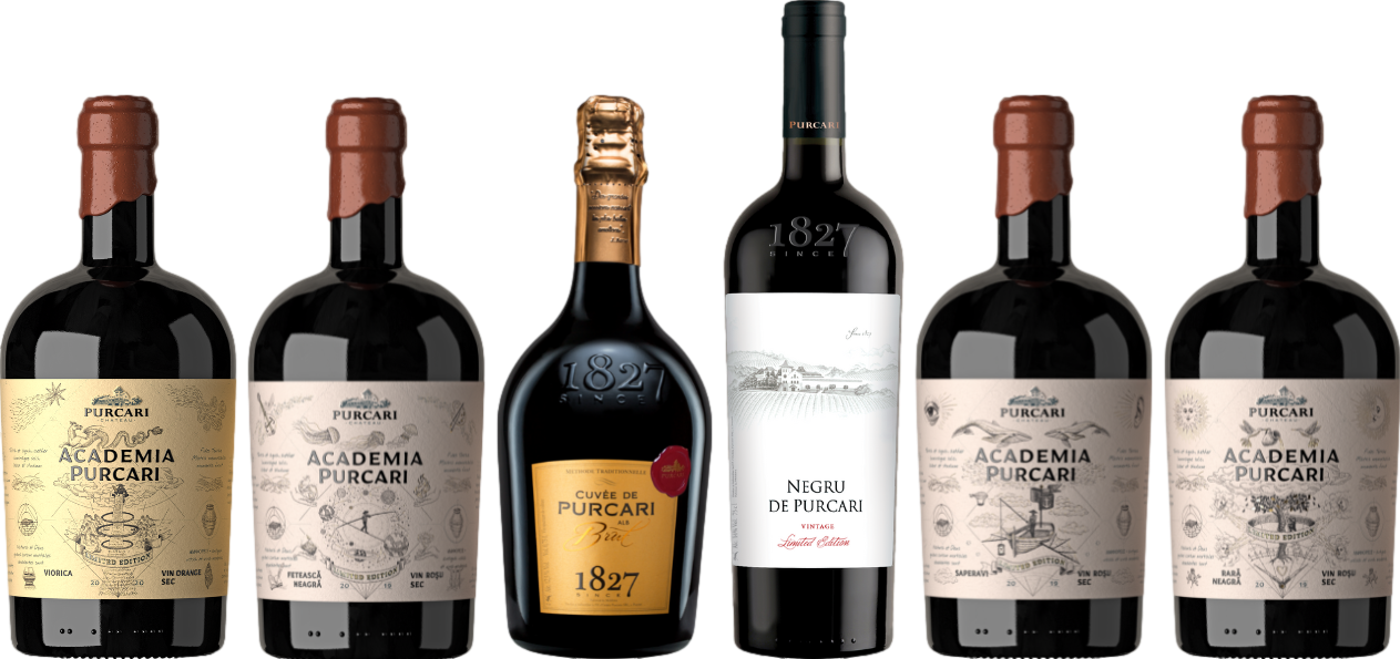 Degustační balíček premium moldavských vín Chateau Purcari 6 x 0.75L lahví