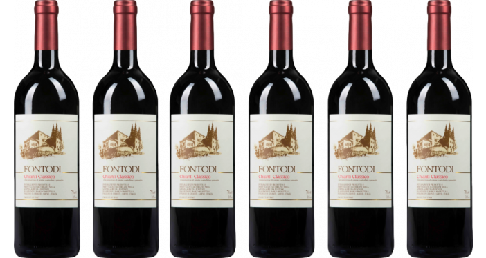 Bottle of Fontodi Chianti Classico 2018 Case wine 0 ml