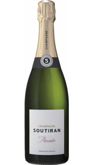 Bottle of Champagne Soutiran Cuvee Alexandre Brut Premier Cru wine 750 ml