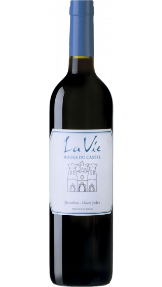 Bottle of Domaine du Castel La Vie Rouge 2017 wine 750 ml