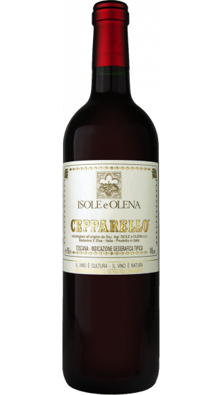 Bottle of Isole e Olena Cepparello 2017 wine 750 ml