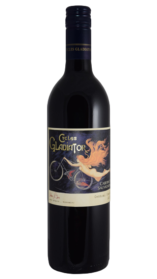 Bottle of Cycles Gladiator Cabernet Sauvignon 2015 wine 750 ml