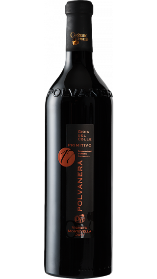 Bottle of Polvanera 17 Primitivo 2015 wine 750 ml