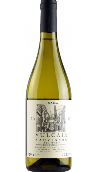 Bottle of Inama Vulcaia Sauvignon 2019 wine 750 ml