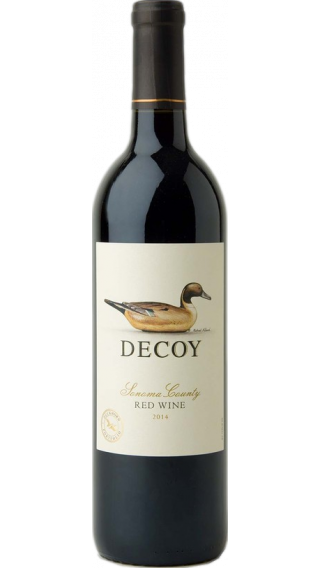 Bottle of Duckhorn Decoy Red Blend 2018 wine 750 ml