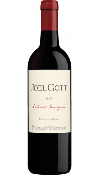 Bottle of Joel Gott 815 Cabernet Sauvignon 2016 wine 750 ml