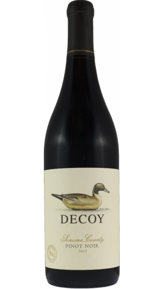 Bottle of Duckhorn Decoy Pinot Noir 2019 wine 750 ml