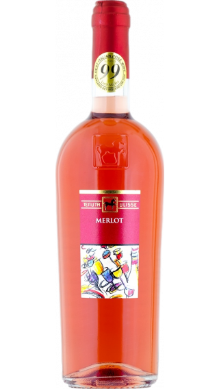 Bottle of Tenuta Ulisse Merlot Rose 2019 wine 750 ml