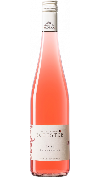 Bottle of Schuster Zweigelt Rose 2019 wine 750 ml