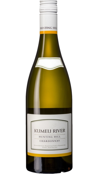 Bottle of Kumeu River Hunting Hill Chardonnay 2022 wine 750 ml