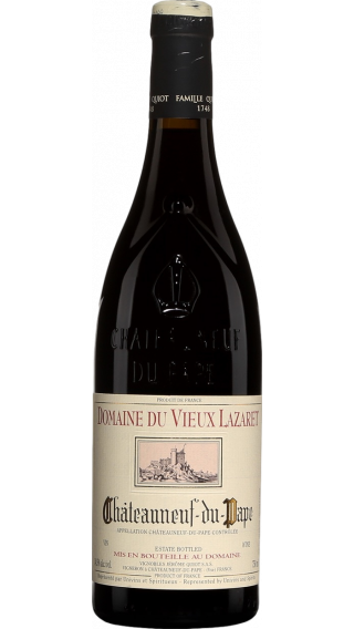 Bottle of Domaine du Vieux Lazaret Chateauneuf du Pape 2017 wine 750 ml