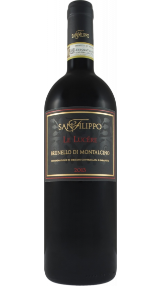Bottle of San Filippo Le Lucere Brunello di Montalcino 2013 wine 750 ml