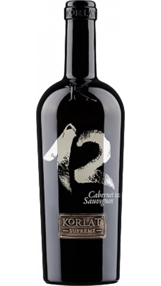Bottle of Korlat Supreme Cabernet Sauvignon 2012 wine 750 ml
