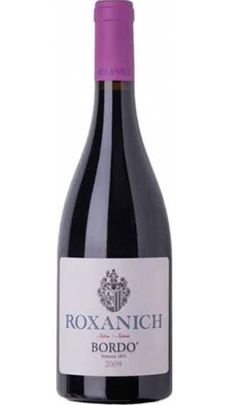 Bottle of Roxanich Merlot Bordo 2009 wine 750 ml