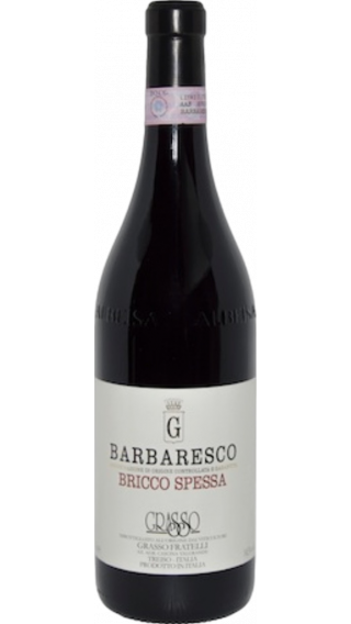Bottle of Grasso Fratelli Barbaresco Giacosa Spessa 2015 wine 750 ml