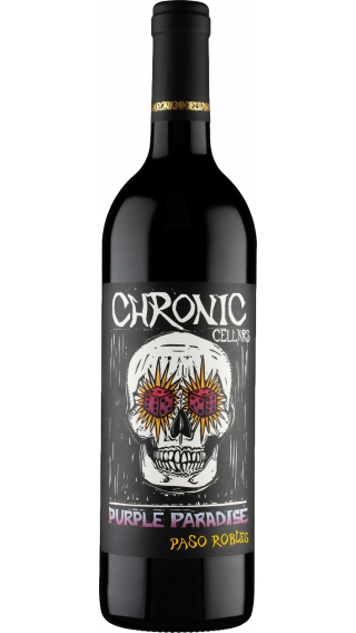 Bottle of Chronic Cellars Purple Paradise 2019 wine 750 ml