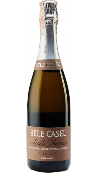Bottle of Bele Casel Asolo Prosecco Superiore Extra Brut wine 750 ml