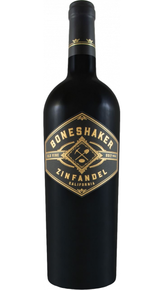 Bottle of Boneshaker Zinfandel 2017 wine 750 ml