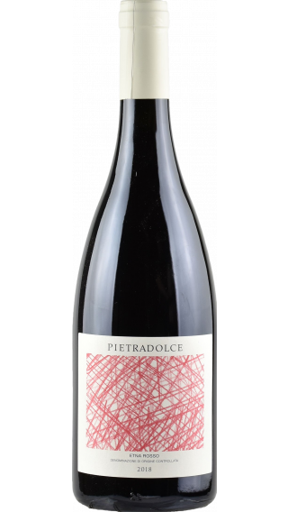 Bottle of Pietradolce Etna Rosso 2019 wine 750 ml