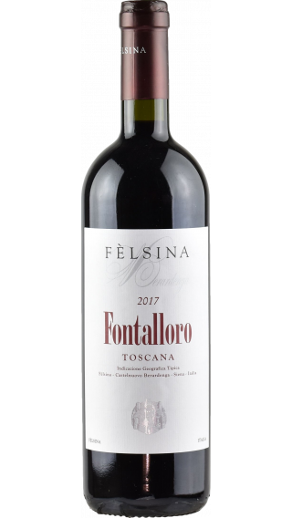 Bottle of Felsina Fontalloro 2017 wine 750 ml