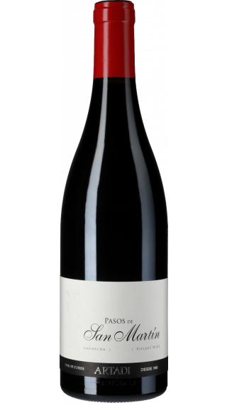 Bottle of Artadi Pasos de San Martin 2015 wine 750 ml
