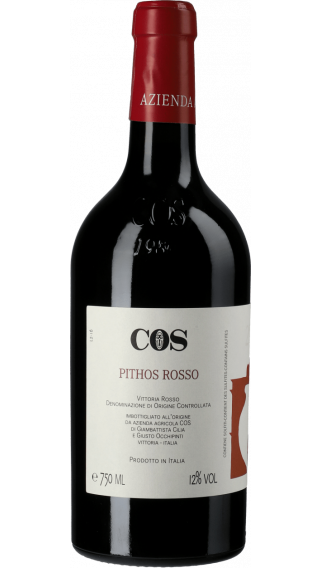 Bottle of COS Pithos Rosso 2018 wine 750 ml