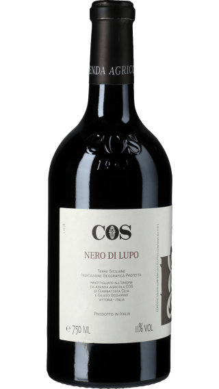 Bottle of COS Nero Di Lupo 2022 wine 750 ml