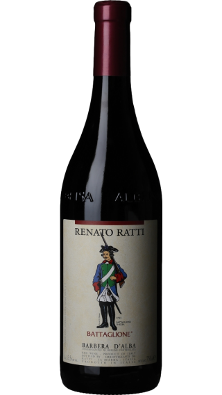 Bottle of Renato Ratti Barbera d'Alba Battaglione 2022 wine 750 ml