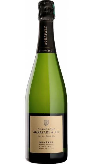 Bottle of Champagne Agrapart Mineral Blanc de Blancs Grand Cru 2016 wine 750 ml