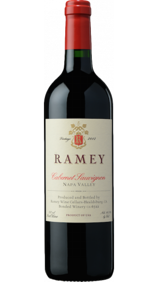 Bottle of Ramey Cabernet Sauvignon Napa  Valley 2014 wine 750 ml