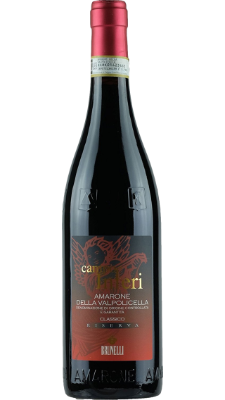 Bottle of Brunelli Amarone Campo Inferi Riserva 2018 wine 750 ml