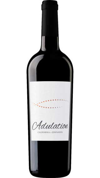 Bottle of Adulation Zinfandel 2018 wine 750 ml