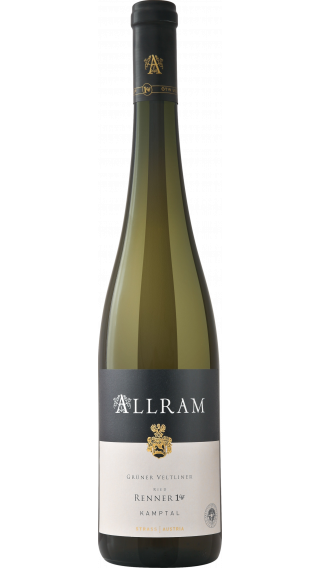 Bottle of Allram Ried Renner Gruner Veltliner 2018 wine 750 ml