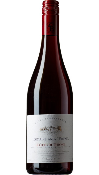Bottle of Andre Brunel Cotes du Rhone Cuvee Sommelongue 2022 wine 750 ml