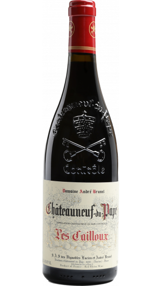 Bottle of Andre Brunel Les Cailloux Chateauneuf du Pape 2019 wine 750 ml
