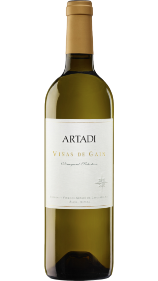 Bottle of Artadi Vinas de Gain Blanco 2019 wine 750 ml