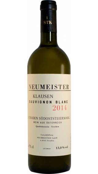Bottle of Neumeister Klausen Sauvignon Blanc 2014 wine 750 ml