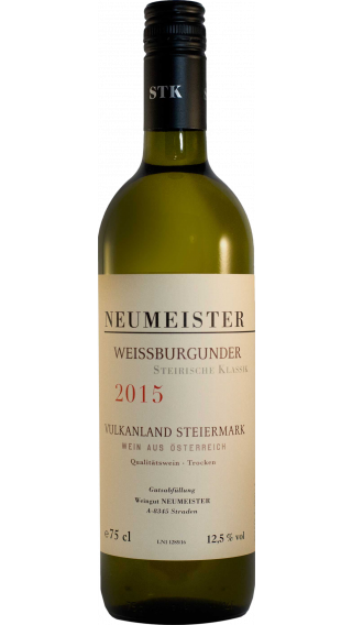 Bottle of Neumeister Weissburgunder Steirische Klassik 2015 wine 750 ml