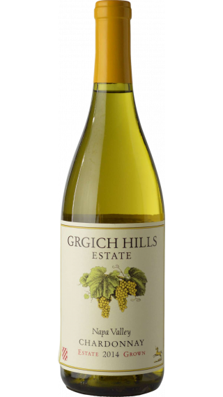 Bottle of Grgich Hills Chardonnay 2014 wine 750 ml